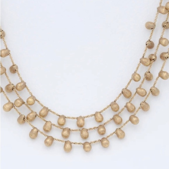 Marco Bicego 18K VINTAGE RARE TRIPLE-STRAND ELEGANT SIVIGLIA NECKLACE! - Picture 7 of 16